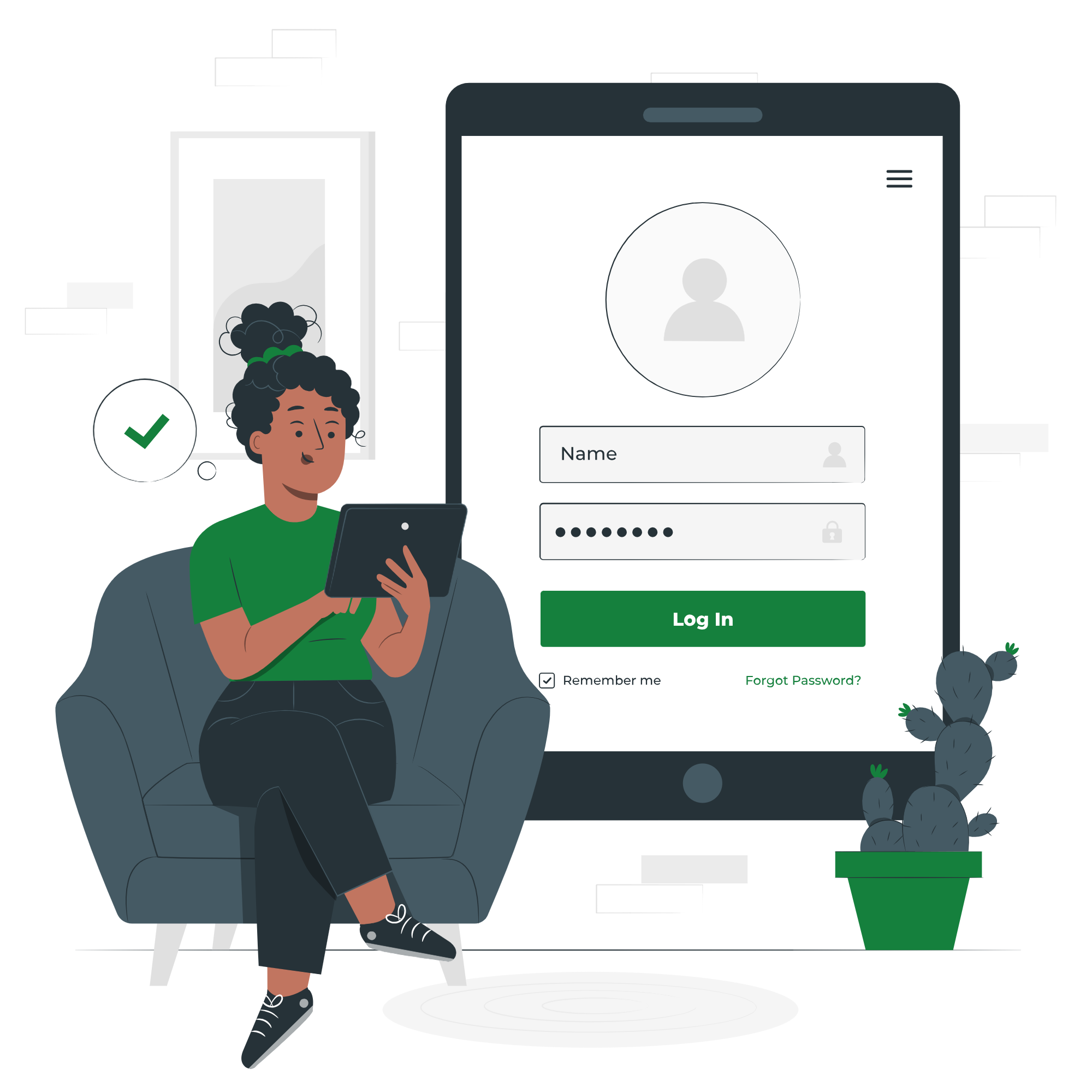 Login Illustration